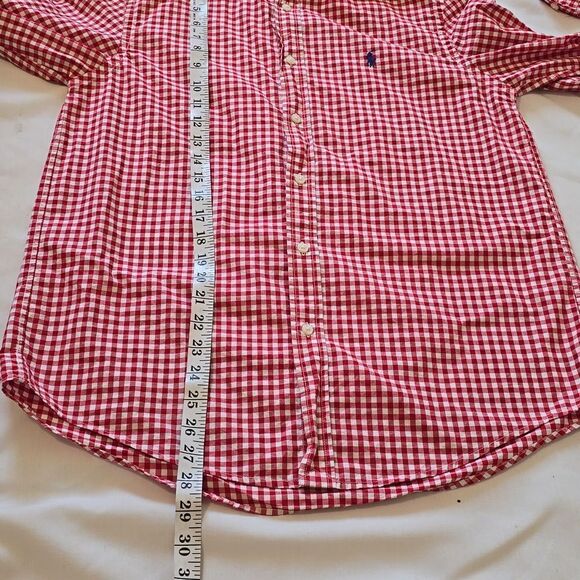 Boys Ralph Lauren Polo red check shirt xl - Picture 5 of 8